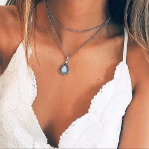 Retro Dip Pendent Bohemian Necklace